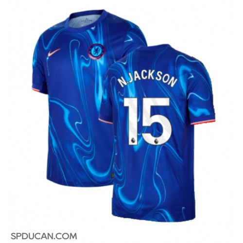 Muški Nogometni Dres Chelsea Nicolas Jackson #15 Domaci 2024-25 Kratak Rukav